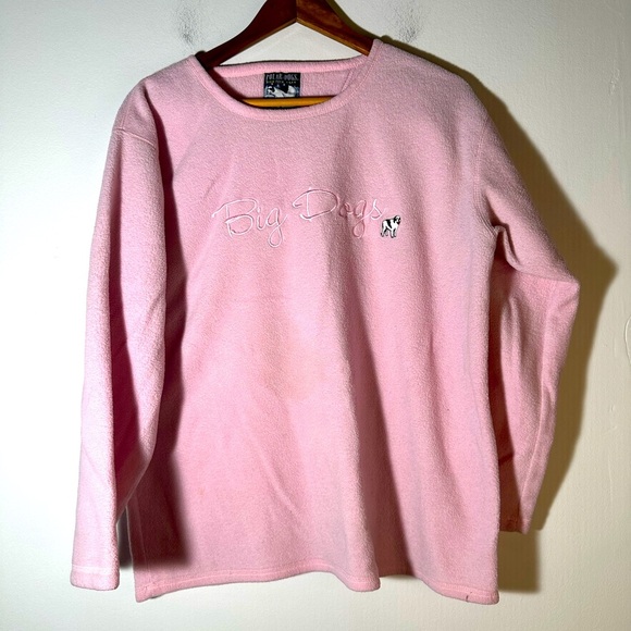 Pink Big Dogs Sweatshirt - Picture 1 of 4